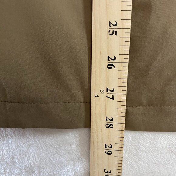 Utex Full Zip Jacket Coat Beige Tan Houndstooth Lined - Picture 9 of 10